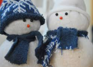 petits bonhommes de neige fait maison pour la decoration